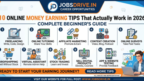 10 Online Money Earning Tips That Actually Work in 2026 – Complete Beginner's Guide