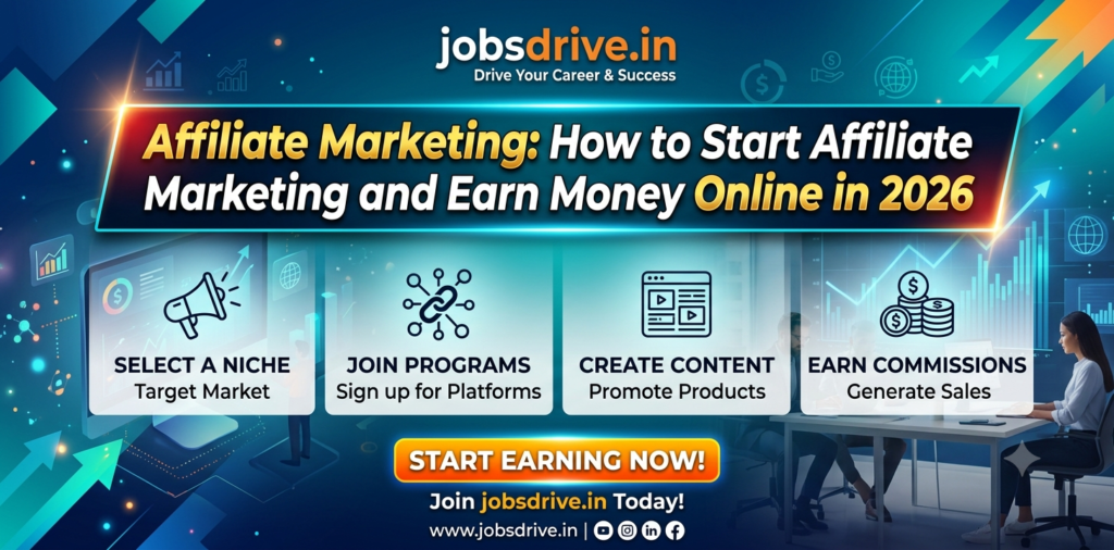 Affiliate Marketing How to Start Affiliate Marketing and Earn Money Online in 2026