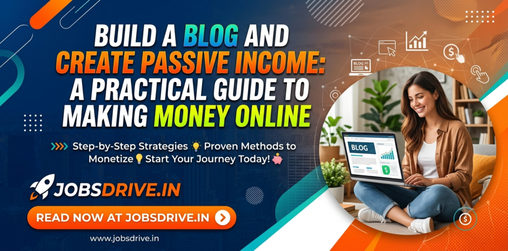 Build a Blog and Create Passive Income A Practical Guide to Making Money Online