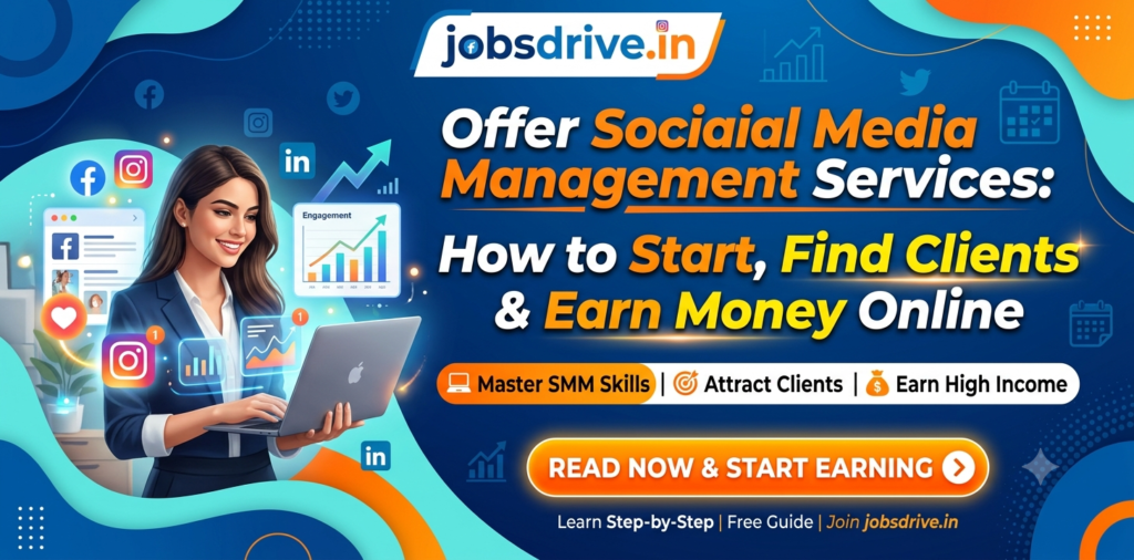 Offer Social Media Management Services How to Start, Find Clients & Earn Money Online